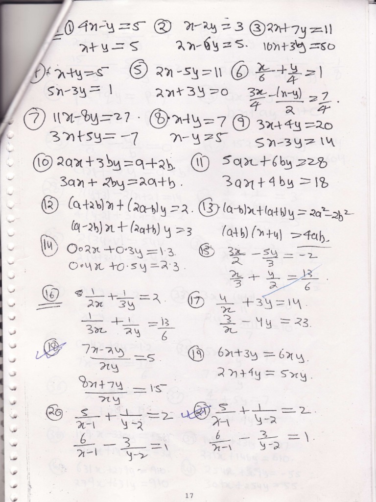 Linear Equations in 2 Variables 2 | PDF