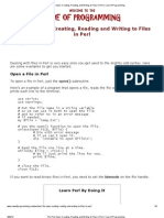 Perl File Open - Creating, Reading and Writing To Files in Perl - Cave of Programming