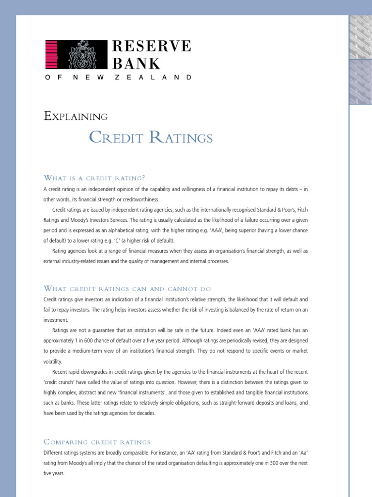 Credit Rating | PDF