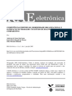 Competências Individuais, Modernidade Organizacional