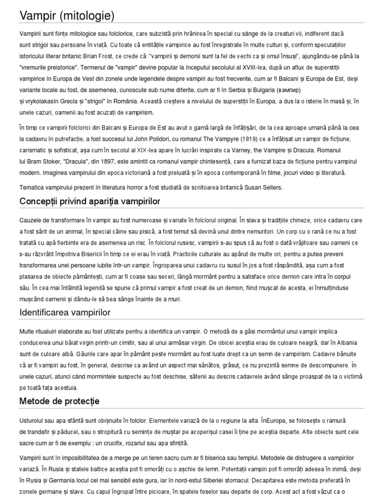 Vampir | PDF