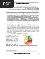Poblacion Indigena de Venezuela Datos de 2001