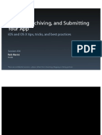 Session 414 - Building, Archiving, And Submitting Your App