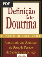 Definição de Doutrina - Claude Duvall Cole