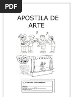 APOSTILA DE ARTE 4º ANO