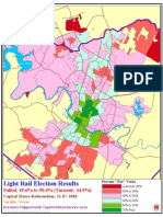 2000 Austin Capital Metro Light Rail Election Results