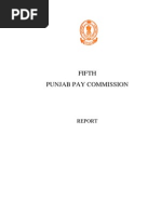 Report 5th Punjab Pay Commission