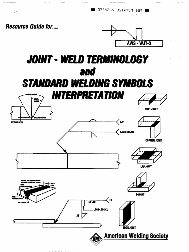 Joint Weld Terminology Mathematics