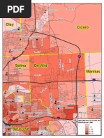 Cicero-DeWitt Teen Childbearing Map