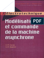 Modelisation Et Commande de La Machine Asynchrone Par Jean Pierre Caron Jean Paul Hautier