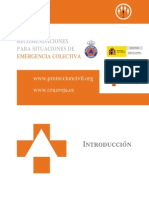 Recomendaciones para emergencias colectivas