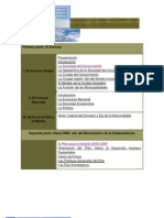 Plan de desarrollo del Distrito Metropolitano de Quito 2005-2009 enfocado en el crecimiento económico sostenible e inclusivo