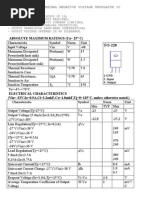 7905 Voltage Regulator Datasheet | PDF | Power Supply | Physical Quantities