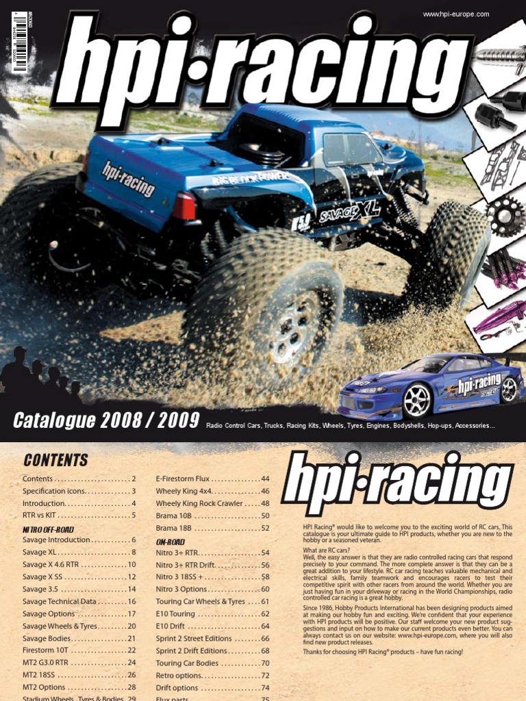 Download Hpi Catalogue 2009 Vehicle Technology Wheeled Vehicles