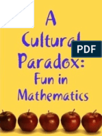 A Cultural Paradox - Fun in Mathematics