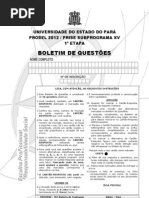 1 FASE UEPA 2012