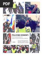 Policing Dissent:: Police Surveillance of Lawful Political Activity in Boston