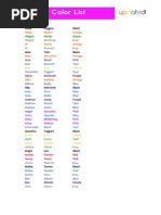 Book List (Excel) | PDF