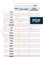 Simple Present Past Participle