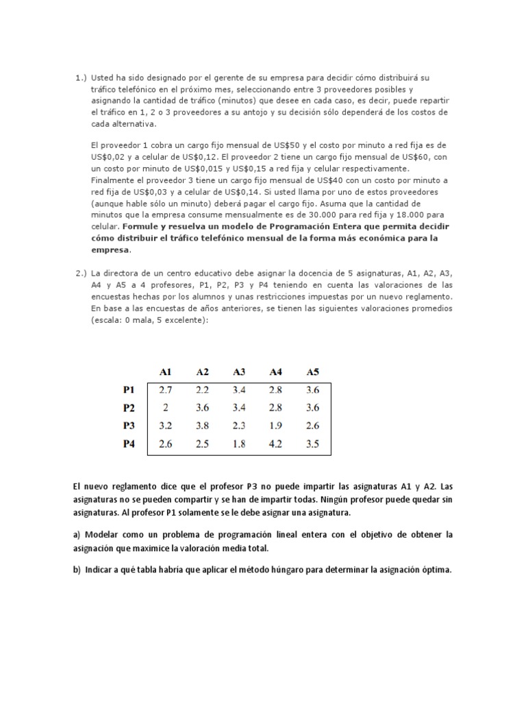 Ejercicios Programacion Entera Pdf
