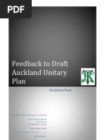 Download The Draft Auckland Unitary Plan Feedback Submission PDF Mode by Ben Ross SN144795990 doc pdf