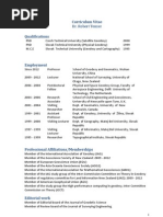 academic cv tenzer