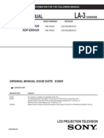 Sony KDF-E55A20_E60A20 LCD Service Manual