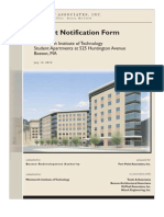 525 Huntington Avenue (Project Notification Form)