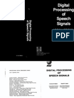 Digital Processing of Speech Signals (Rabiner & Schafer 1978)