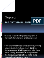 ENT3-The Individual Entrepreneur