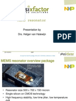 COMSOL Simulation of MEMS Resonator Performance