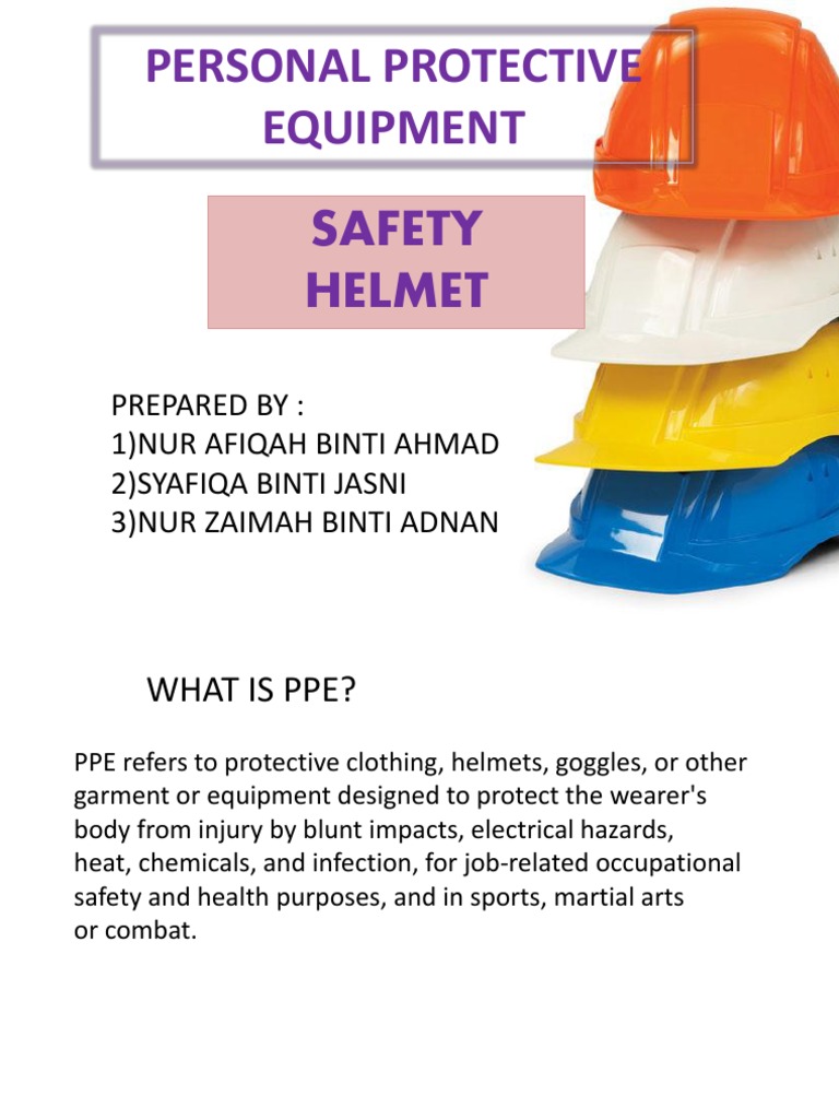 Slide Osha Ppe Personal Protective Equipment Safety
