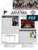 2009 Atlanta Falcons Draft Release