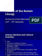 History of The Roman Liturgy