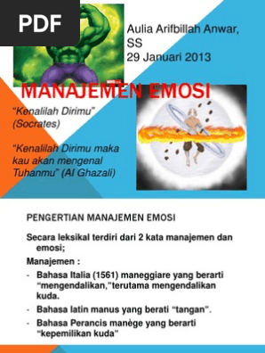 Manajemen Emosi Pdf