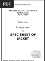 Download Jacket Spec Sheet By-Amit Singh  by amit_k102 SN14486725 doc pdf
