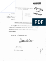 1-18-13 Order Granting Extension of Time Defendants Have 10 Day Within Which to File an Answer Dated 12-19-12 Certificate of Mailing