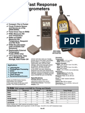 HVAC Meter PCE-ST 1