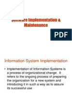 Software Implementation & Maintenance
