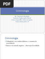 Destrinchando Criminologia