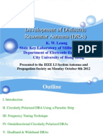 Development of Dielectric Resonator Antenna