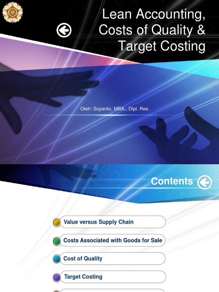 Lean Accounting and Cost Management | PDF | Lean Manufacturing | Inventory