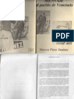 Libro Mensaje Al Pueblo de Venezuela-marcos Perez Jimenez
