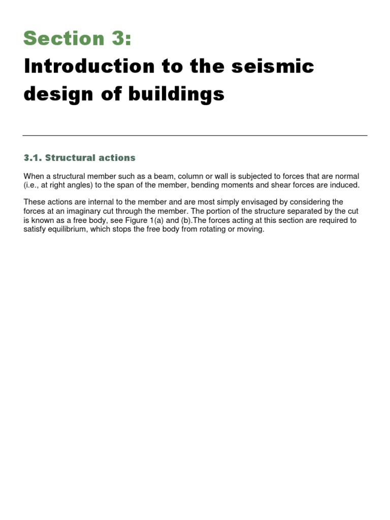 Seismic Design Principles for Buildings | PDF | Plasticity (Physics ...