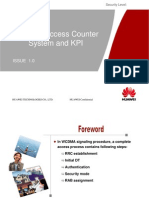 Huawei WCDMA Radio Network Access Counter and KPI