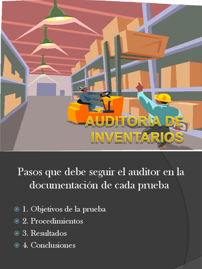 Proceso de Auditoría de Inventarios | PDF | Contabilidad | Inventario