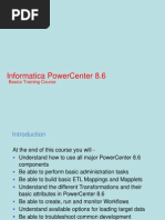 Informatica Powercenter 8.6: Basics Training Course