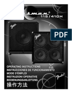 Bassman 115 410H LoudSpkr Enclosures Manual