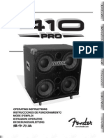 410 PRO ST LoudSpkr Enclosure Manual
