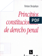 Principios Constitucionales de Derecho Penal - Enrique Bacigalupo.